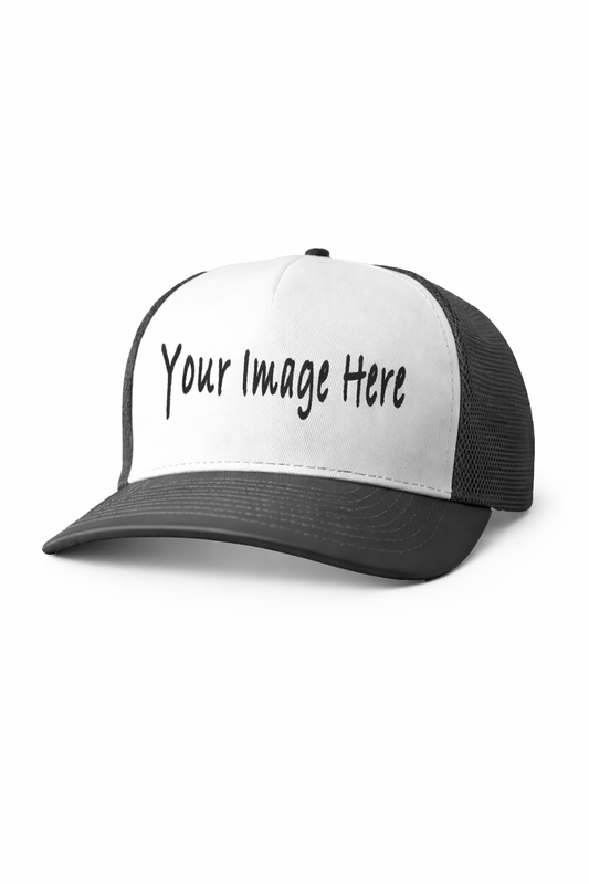 Customize your Trucker and Baseball caps