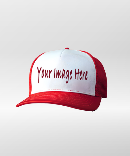 Customize your Trucker and Baseball caps